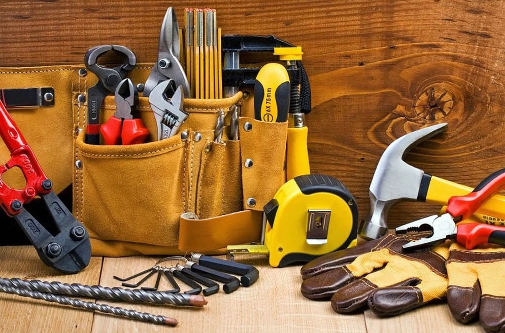 инструменты для постройки дома и ремонта